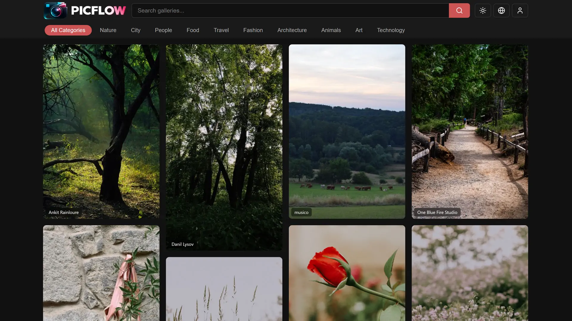 PicFlow Studio | Full-Stack Nuxt 3 Template for High-Density Photo Posts & Webtoon Manga Series with Edge Grid Navigation